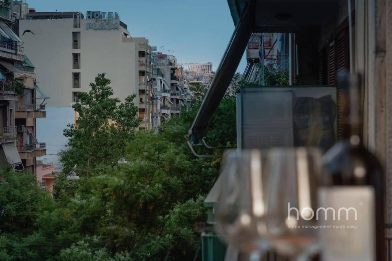 34Sqm Minimal Homm Apartment With Acropolis View Αθήνα Εξωτερικό φωτογραφία